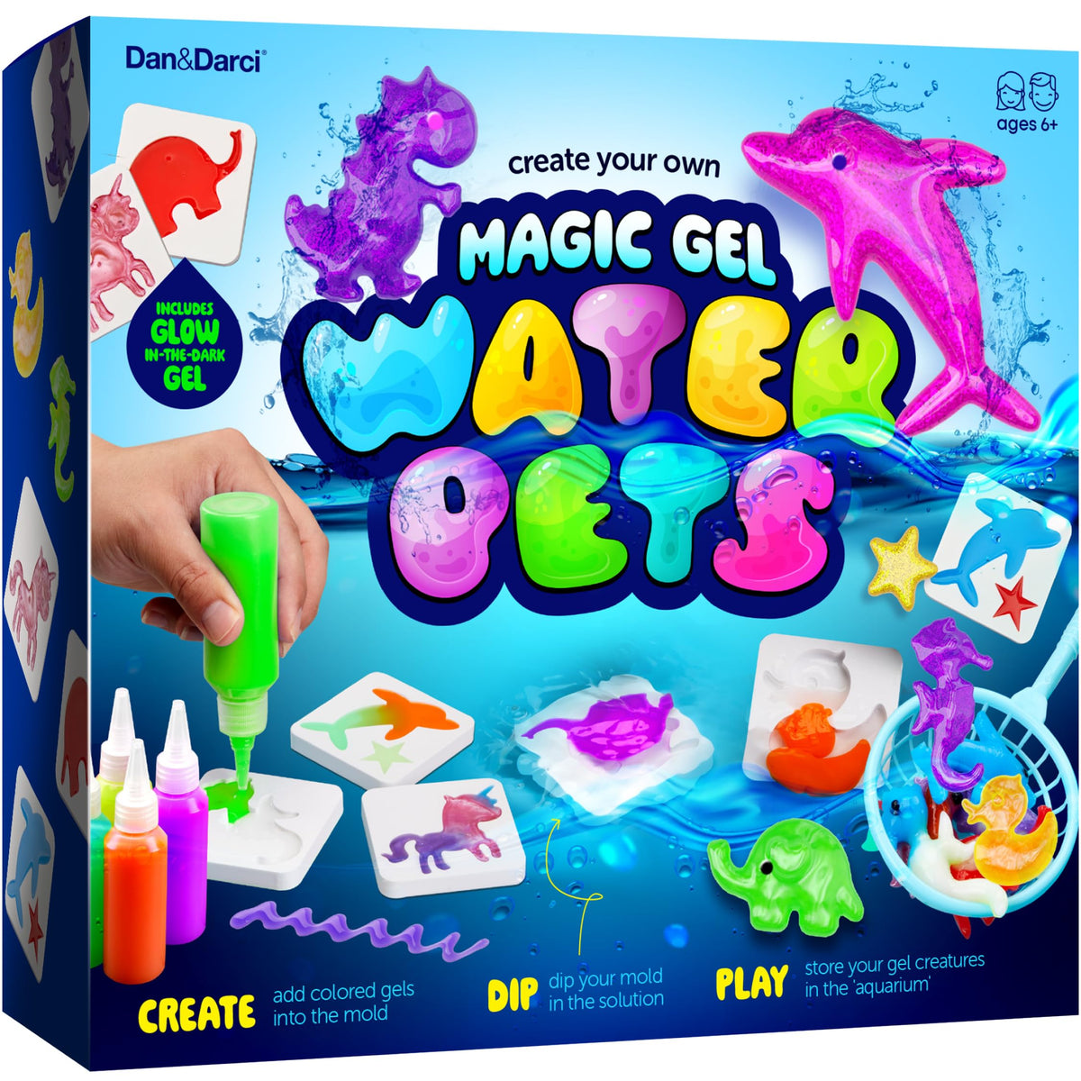 Magic Gel Water Pets Kit for Kids - Gifts for Kids - Squishy Maker Set