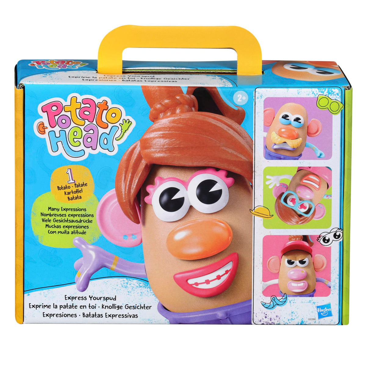 Mr. Potato Head Mrs. Potato Head Set with 12 Parts and Pieces, Toddler and Preschool Toys for 2 Year Old Boys and Girls and Up