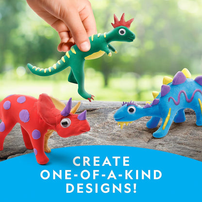 National Geographic Clay Dinosaur Arts and Crafts Activity Kit for Kids