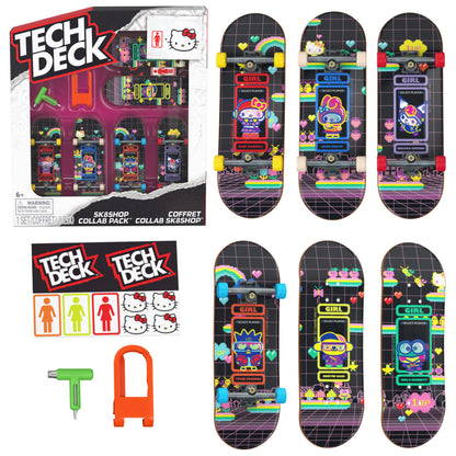 TECH DECK Spongebob Sk8shop Bonus Pack Customizable Fingerboards Set
