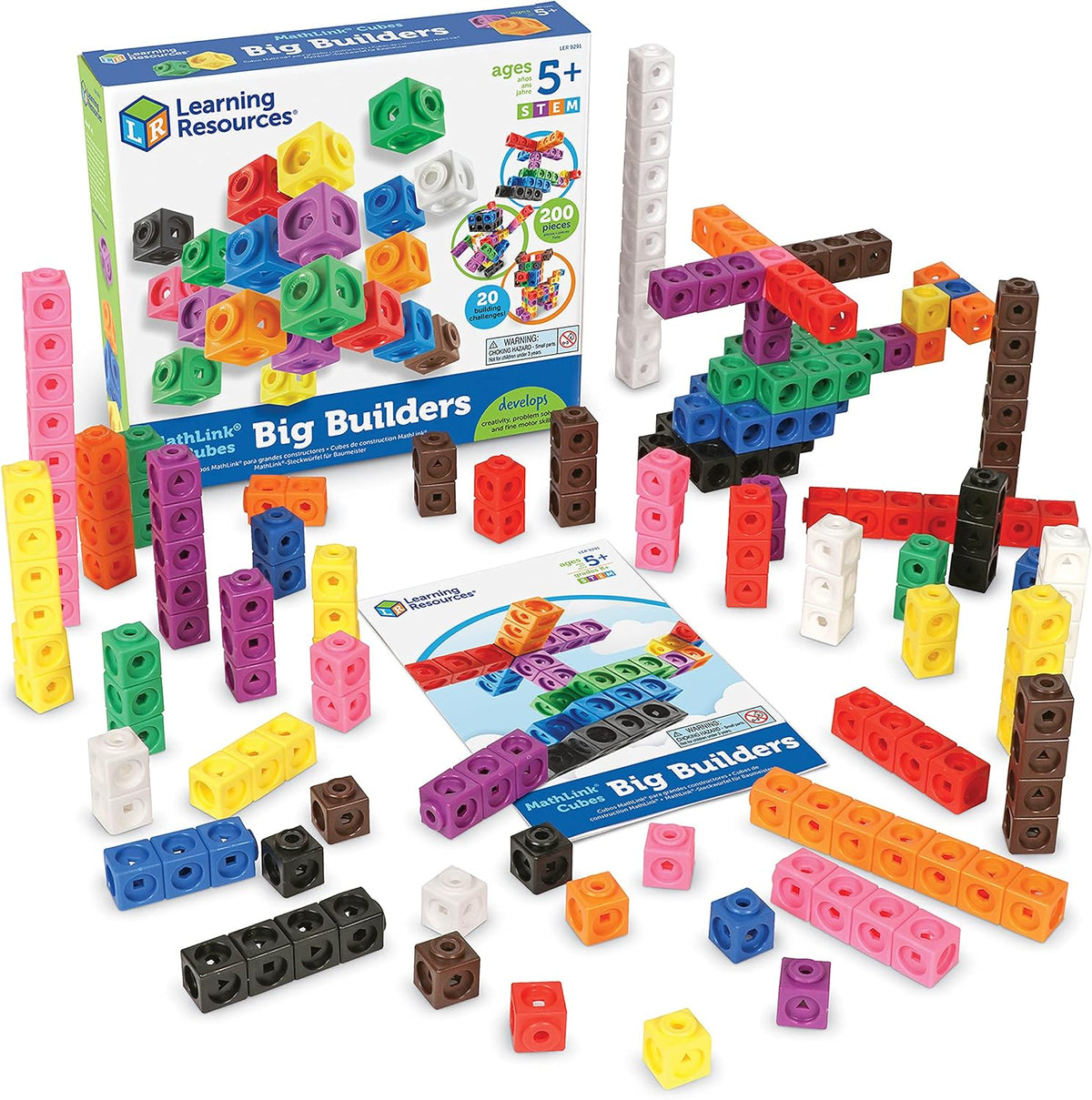 Learning Resources Mathlink Cubes Big Builders