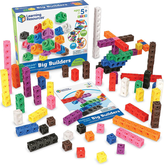 Learning Resources Mathlink Cubes Big Builders