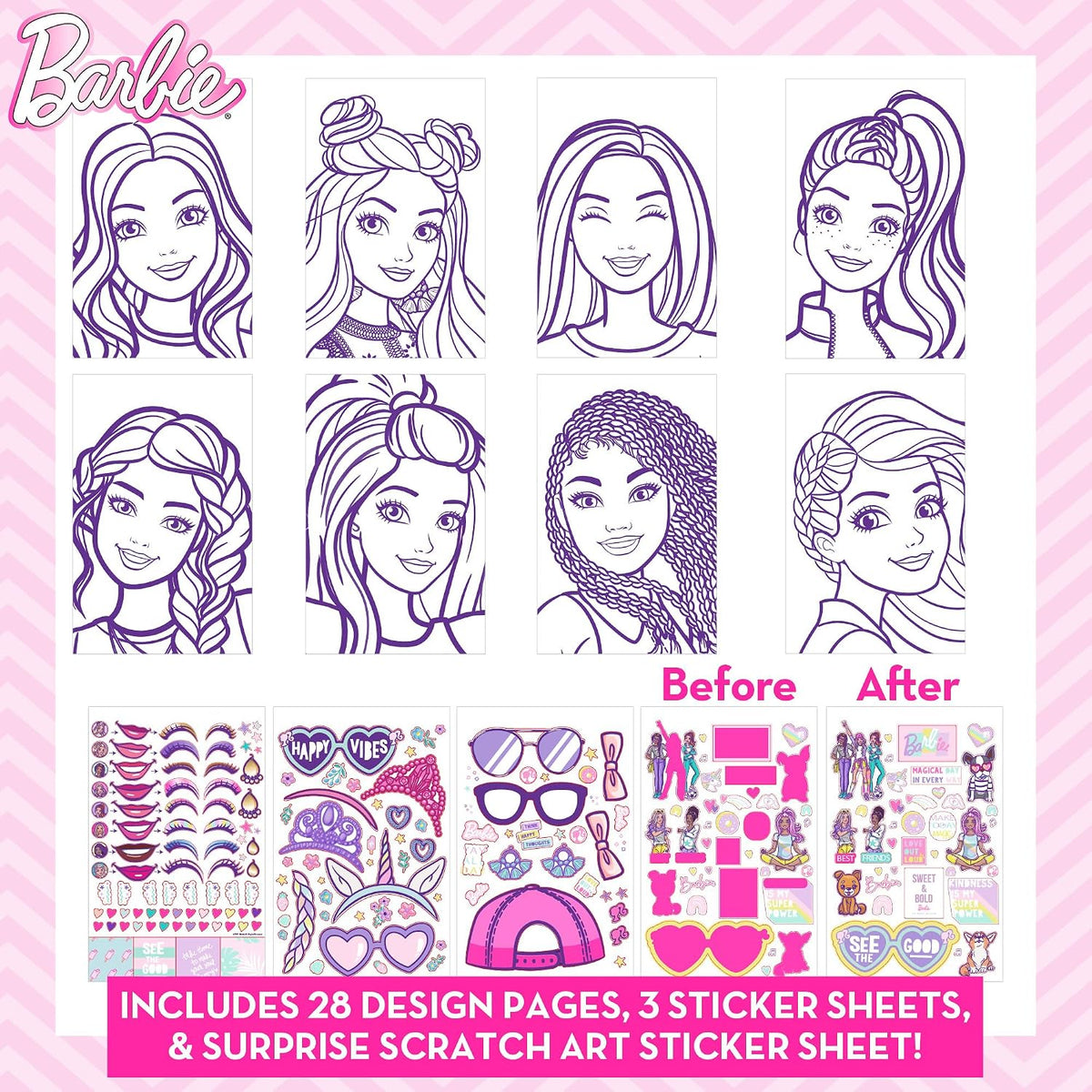 Horizon Group USA Makeup Artist Magazine Kit, Barbie