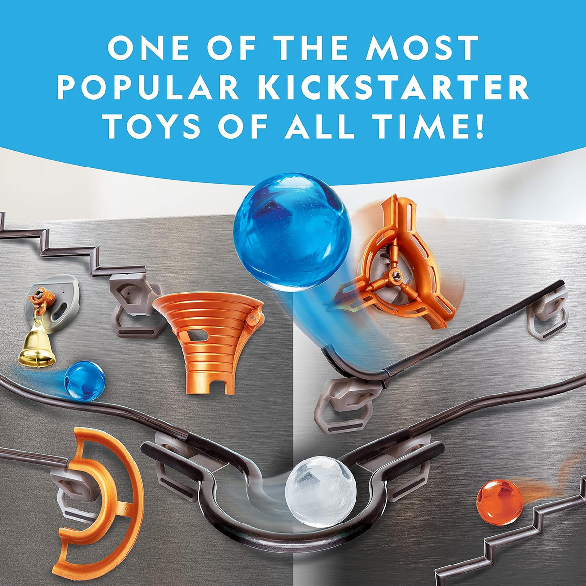 National Geographic Magnetic Marble Run STEM Building Set for Kids