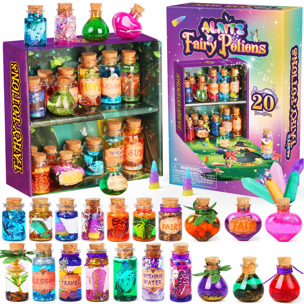 Alritz Fairy Potion Kits for Kids Magic Making Set Ages 6+