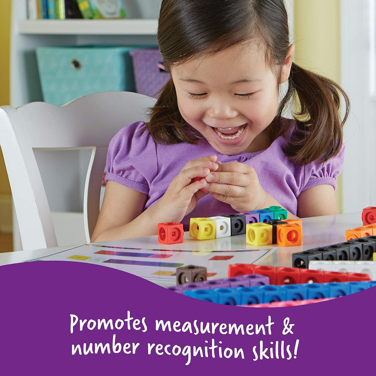Learning Resources MathLink Cubes Early Math Activity Set