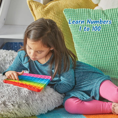 hand2mind Hundred Board Sensory Bubble Popper, Ages 3+