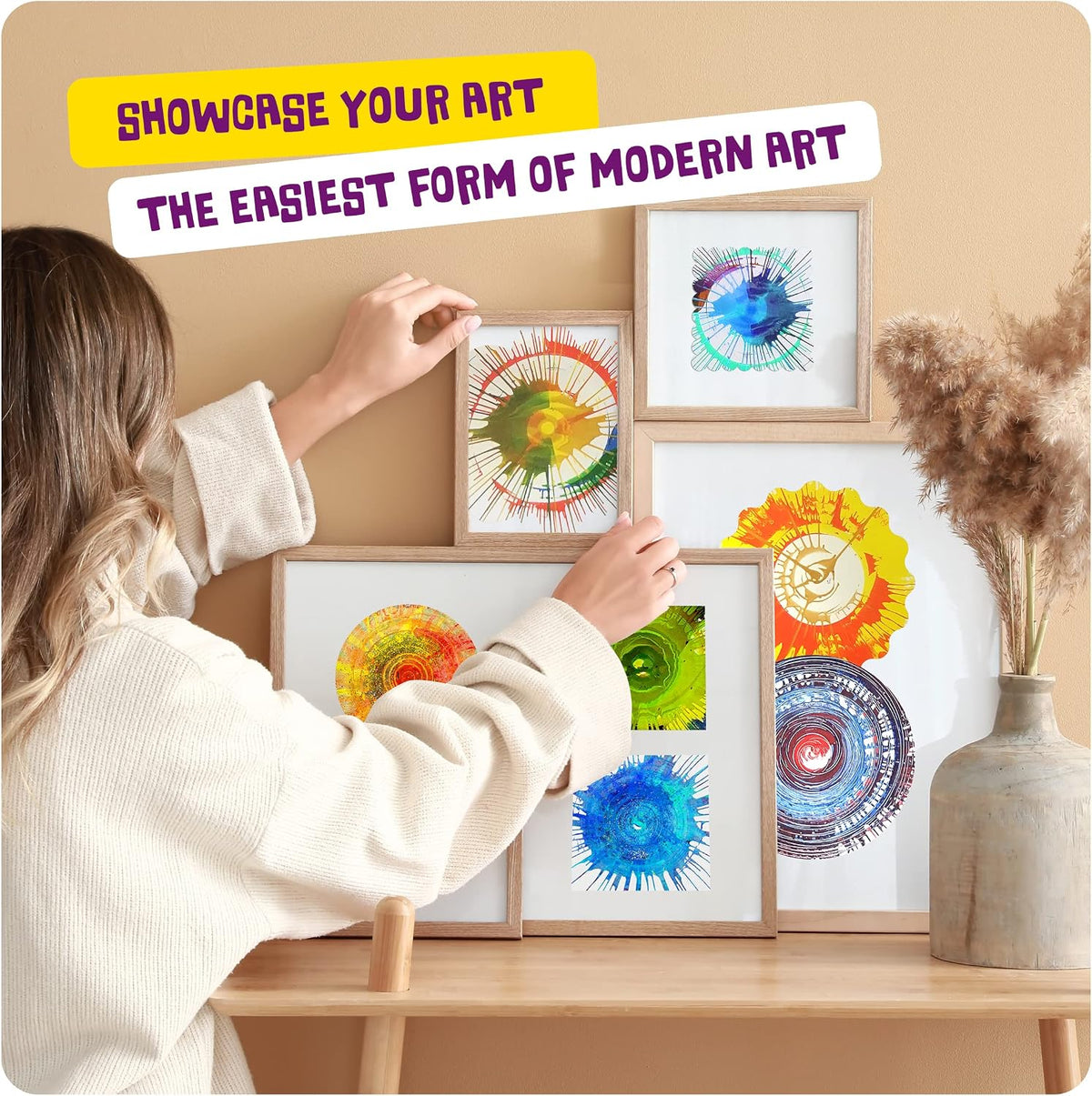 Paint Vortex Spin Art Machine - Kids Art Kit for Boys & Girls Ages 6+
