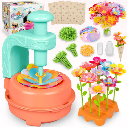 DIY Fabric Flower Bouquet Craft Kit, Educational Toy Gift Girls Toddlers 4+