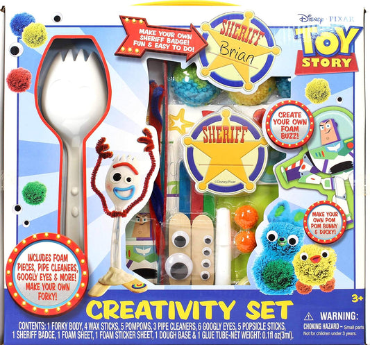 Tara Toys Disney Pixar Toy Story Creativity Set – Art Activity Kit with Stickers, Coloring Sheets, Markers & More – Fun Travel Set for Kids, Party Favor & Gift for Ages 3+