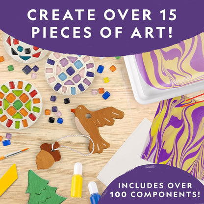 National Geographic Mega Arts and Crafts Activity Kit for Kids Ages 8-12