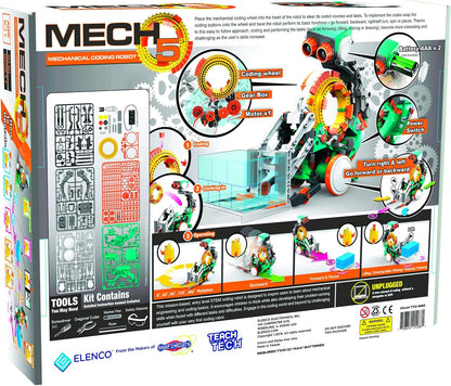 TEACH TECH Mech-5 STEM Coding Robot Building Kit for Kids Ages 10+