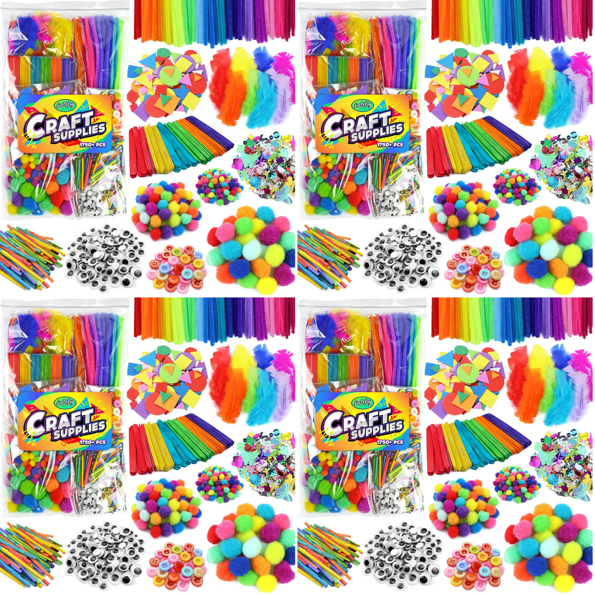Arts & Crafts Supplies Kits & Materials Set for Kids, Toddler - Carl & Kay